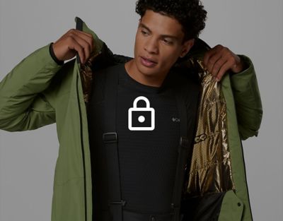 Locked image of a man in a jacket