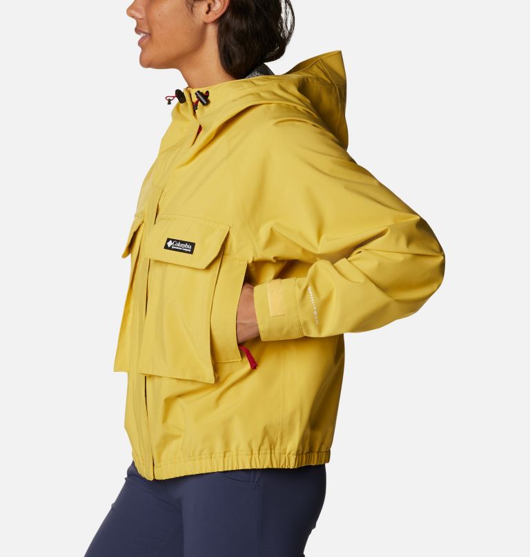 Thumbnail: Women's Field Creek Fraser Cropped Shell Jacket, Color: Golden Nugget, image 3