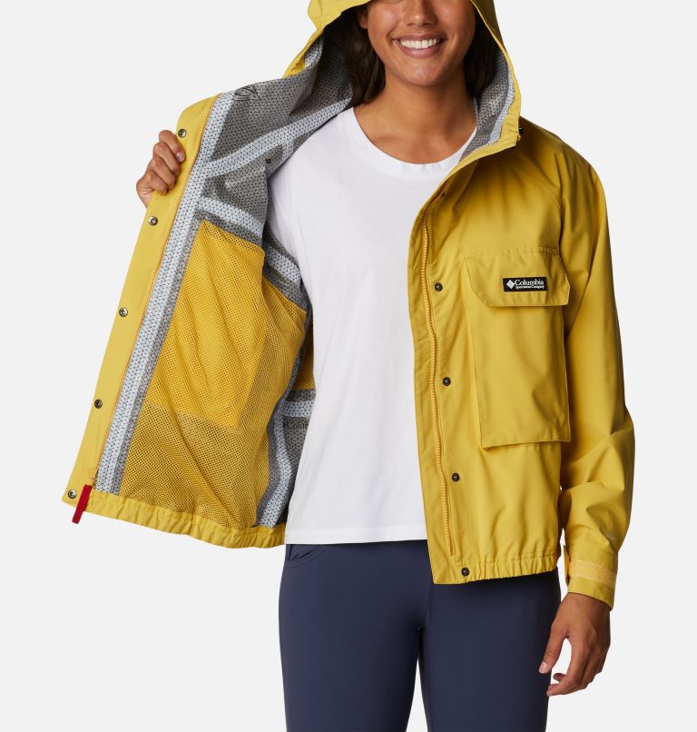 Thumbnail: Women’s Field Creek Fraser Waterproof Cropped Jacket, Color: Golden Nugget, image 5