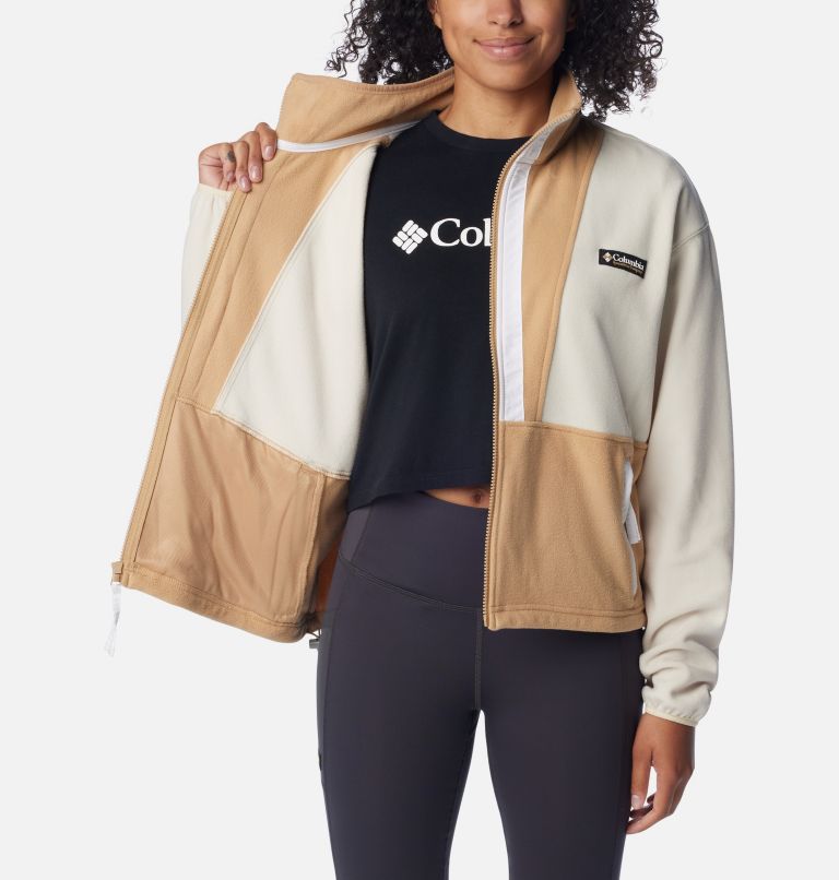 Forro polar casual Back Bowl para mujer, Color: Chalk, Canoe, White, image 5