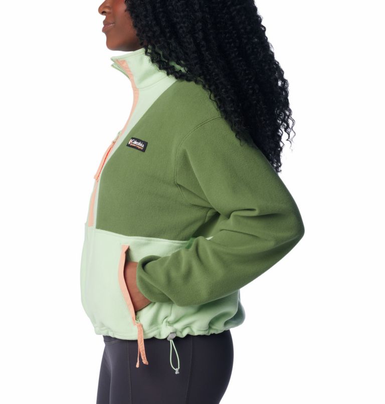 Forro polar casual Back Bowl para mujer, Color: Canteen, Sage Leaf, Apricot Fizz, image 3