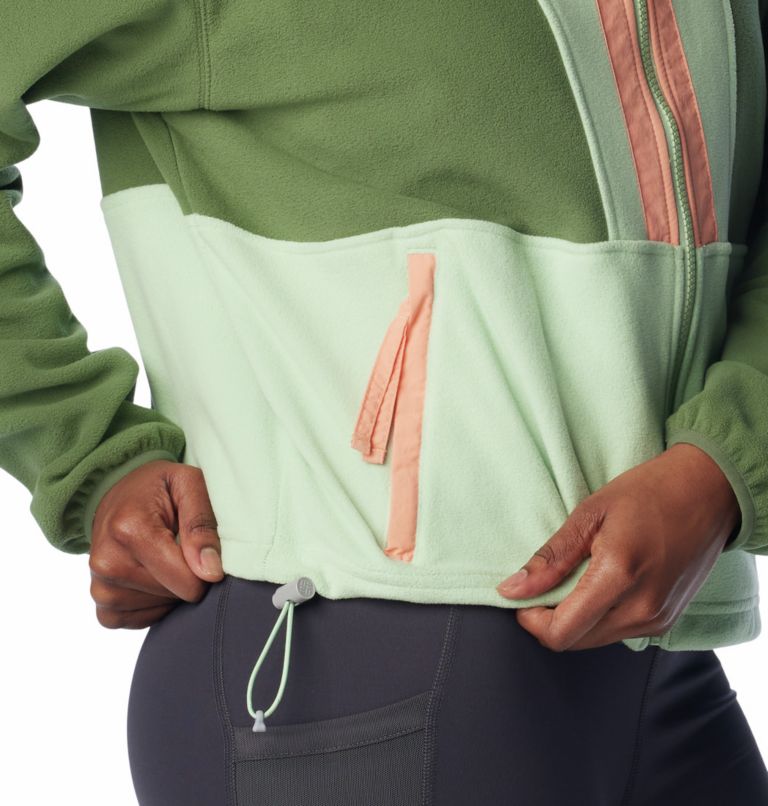 Forro polar casual Back Bowl para mujer, Color: Canteen, Sage Leaf, Apricot Fizz, image 6