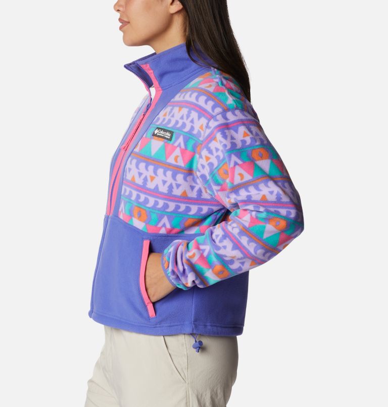 W Back Bowl Fleece | 546 | L, Color: Purple Lotus, Camp Blanket, image 3