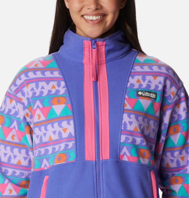 W Back Bowl Fleece | 546 | L, Color: Purple Lotus, Camp Blanket, image 4