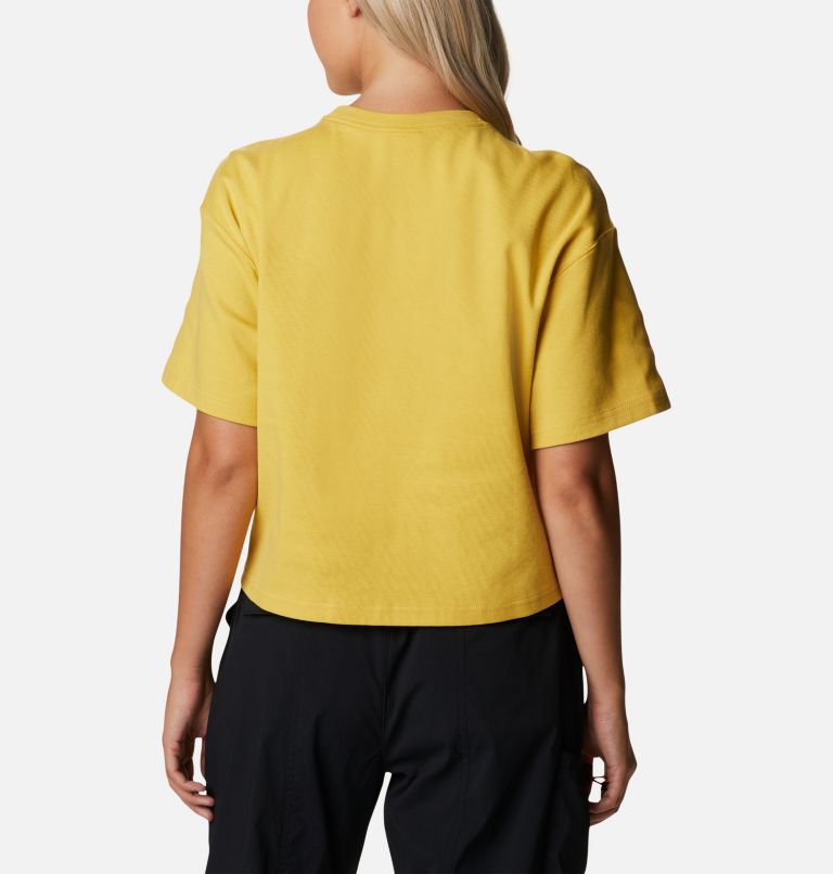 T-shirt Crop Field Creek Femme, Color: Golden Nugget, image 2