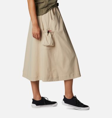 box pleat utility skirt