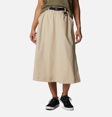 box pleat utility skirt