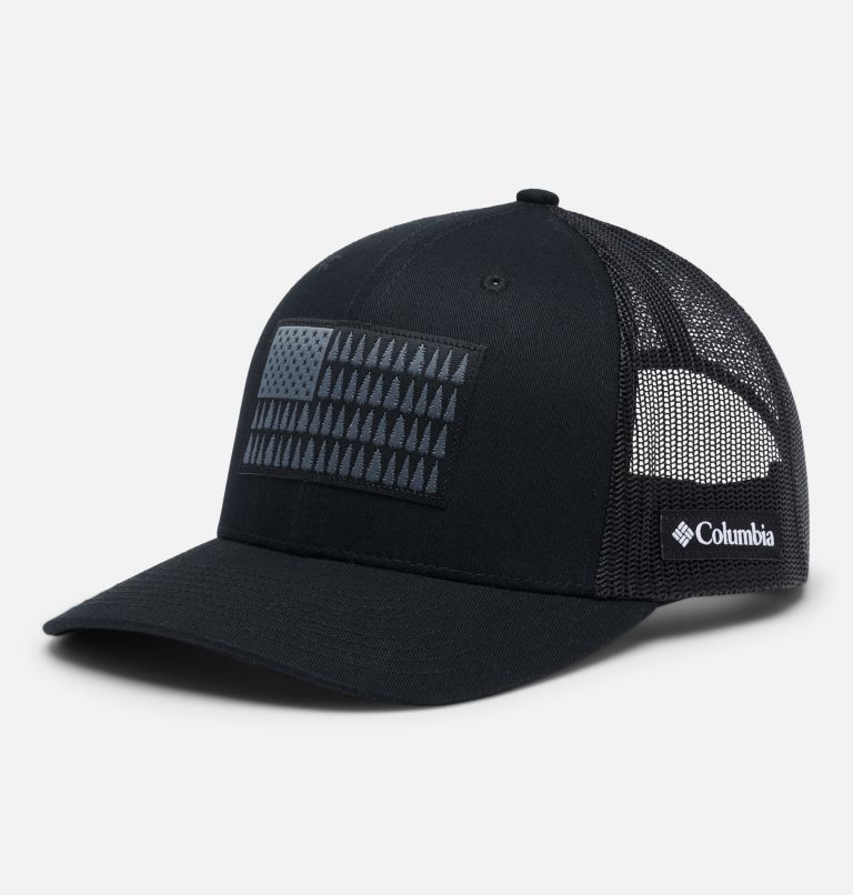 Columbia Tree Flag Mesh Snapback, Color: Black, image 1