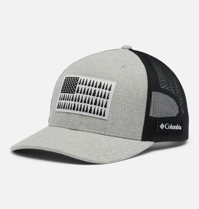 Columbia Tree Flag Mesh Snap Back -High | 039 | O/S, Color: Columbia Grey Heather, image 1