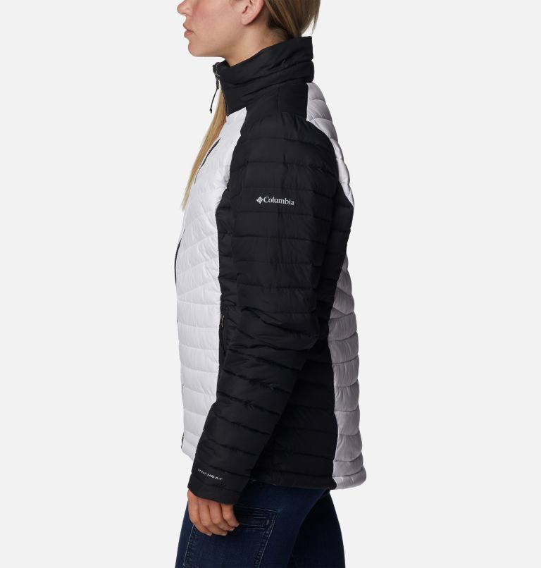 Women's Slope Edge Jacket, Color: White, Black, image 3