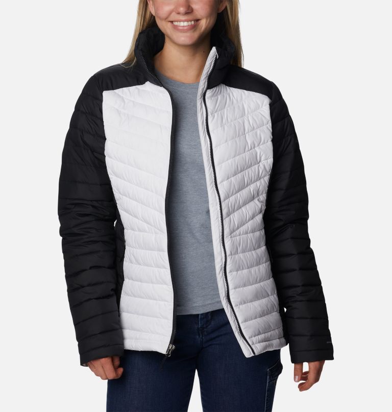 Women's Slope Edge Jacket, Color: White, Black, image 8