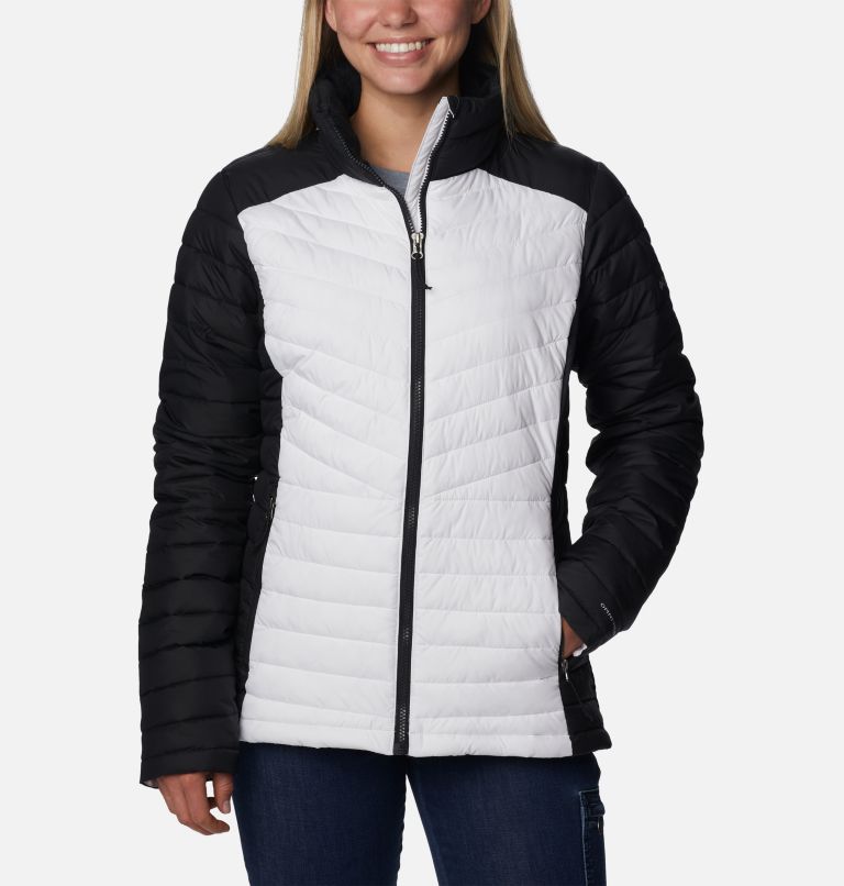 Thumbnail: Women's Slope Edge Jacket, Color: White, Black, image 1
