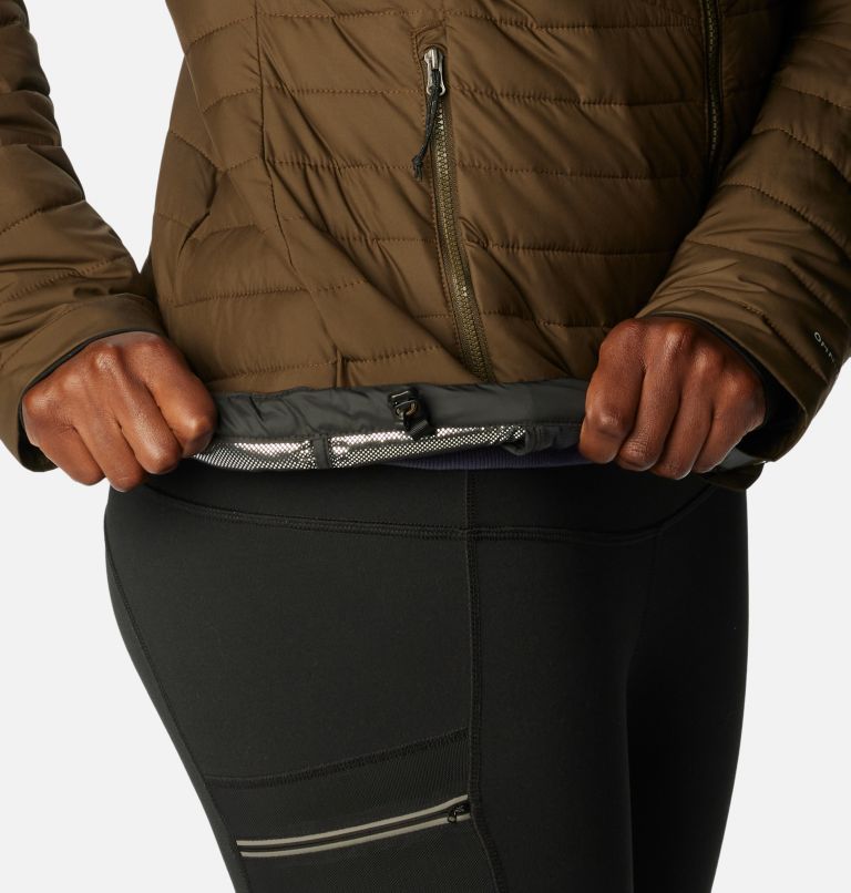 Women's Slope Edge Insulated Jacket, Color: Olive Green, image 7