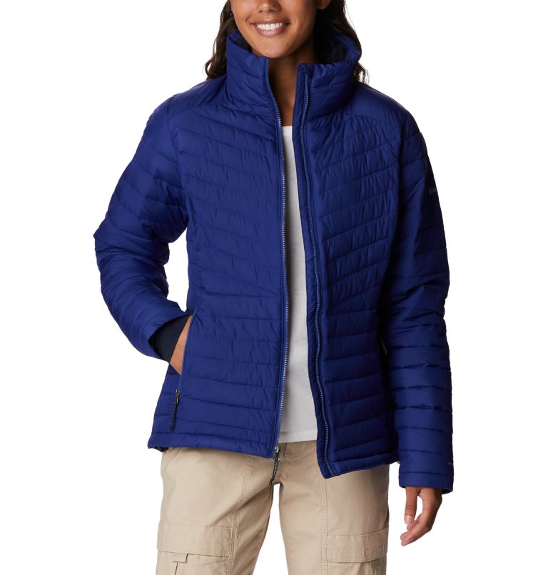 Women's Slope Edge Jacket, Color: Dark Sapphire, image 8