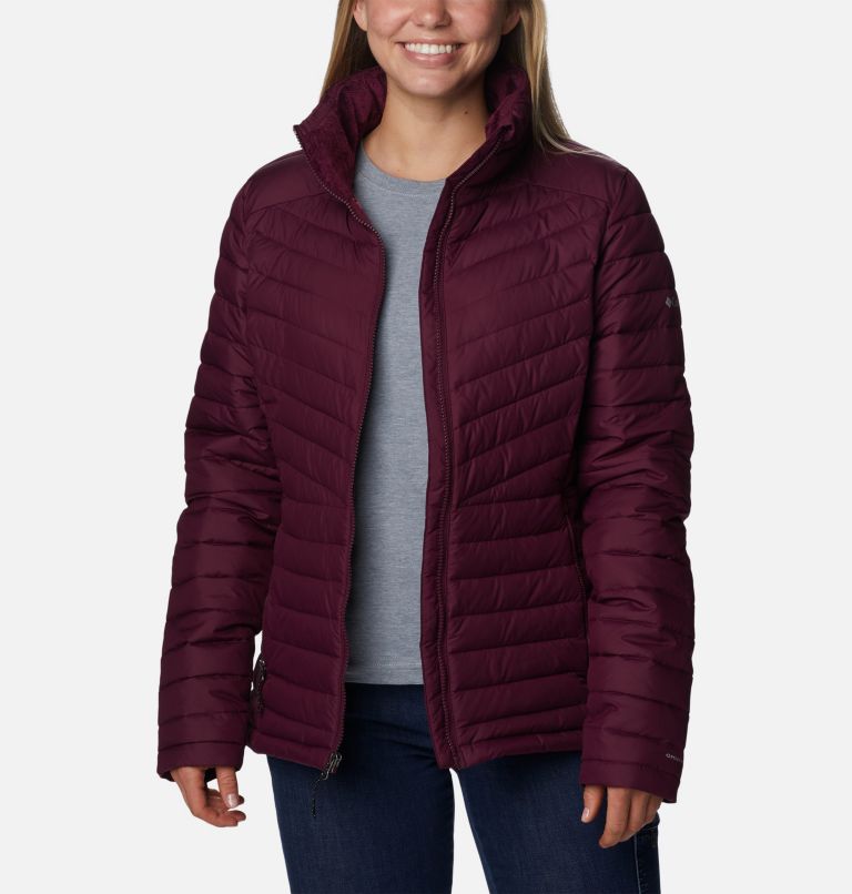 Columbia Sportswear Omni-shield Women's Zip-up Purple Jacket Size Small