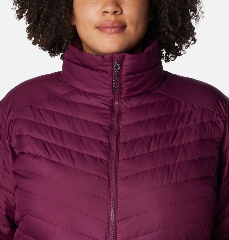 Women's Slope Edge Jacket - Plus Size, Color: Marionberry, image 4