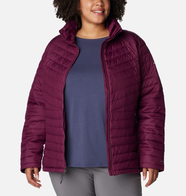Thumbnail: Women's Slope Edge Jacket - Plus Size, Color: Marionberry, image 8