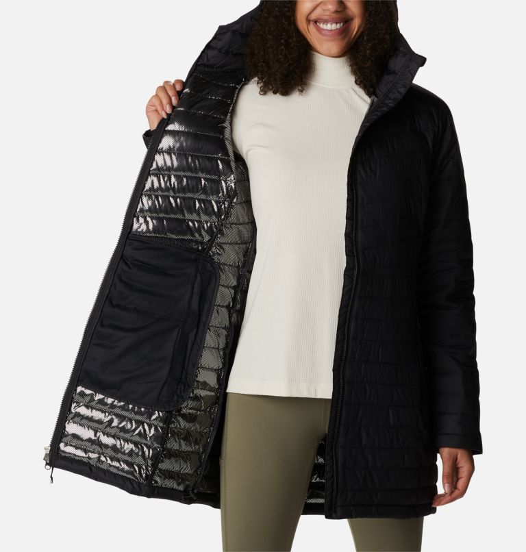 Manteau mi-long Slope Edge pour femme, Color: Black, image 5