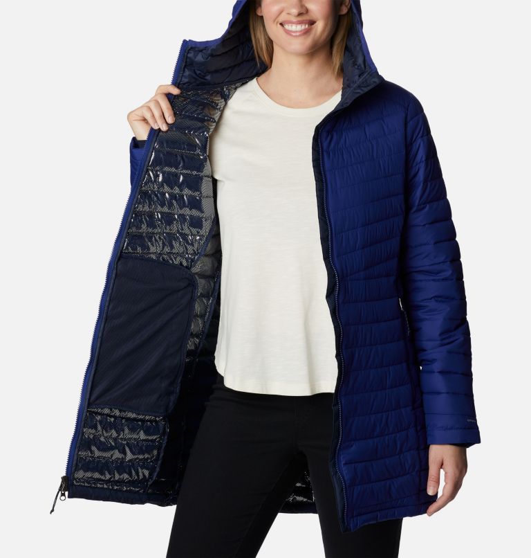 Women's Slope Edge Mid Jacket, Color: Dark Sapphire, image 5