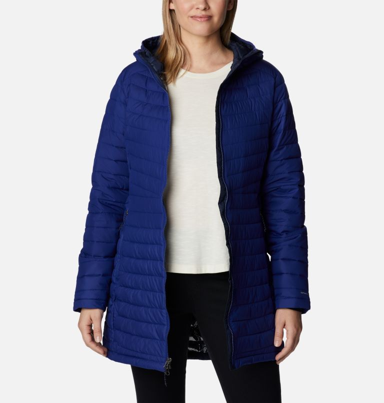 Women's Slope Edge Mid Jacket, Color: Dark Sapphire, image 7