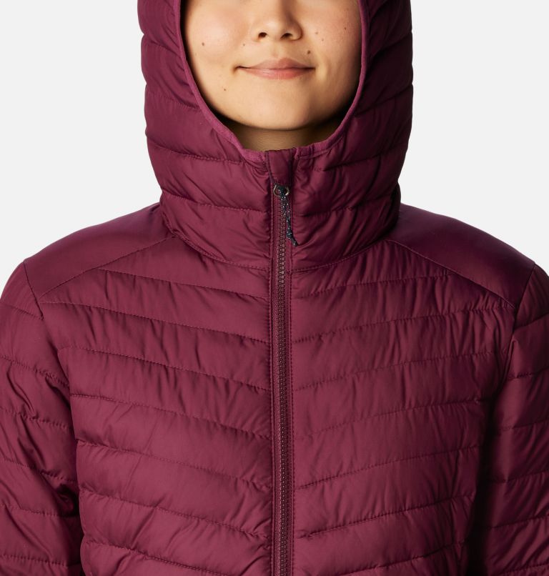 Women's Slope Edge Mid Jacket, Color: Marionberry, image 4
