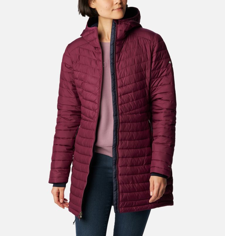Women's Slope Edge Mid Jacket, Color: Marionberry, image 8