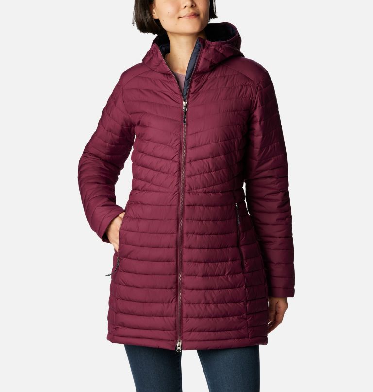 Women's Slope Edge Mid Jacket, Color: Marionberry, image 1
