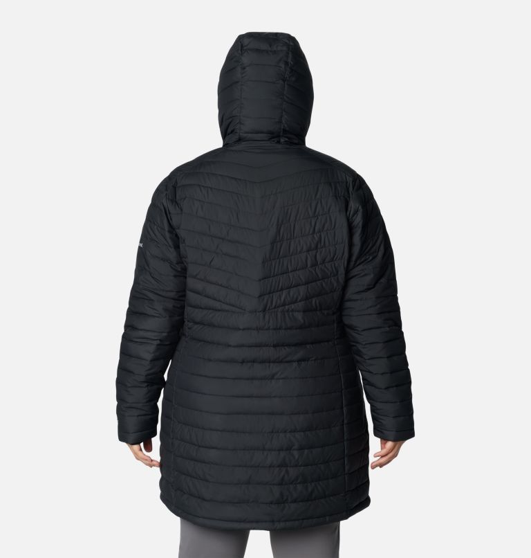 Manteau mi-long Slope Edge pour femmes – Grandes tailles, Color: Black, image 2