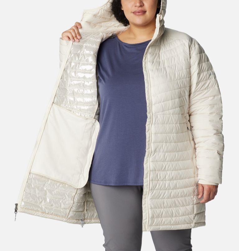 Manteau mi-long Slope Edge pour femmes – Grandes tailles, Color: Chalk, image 5