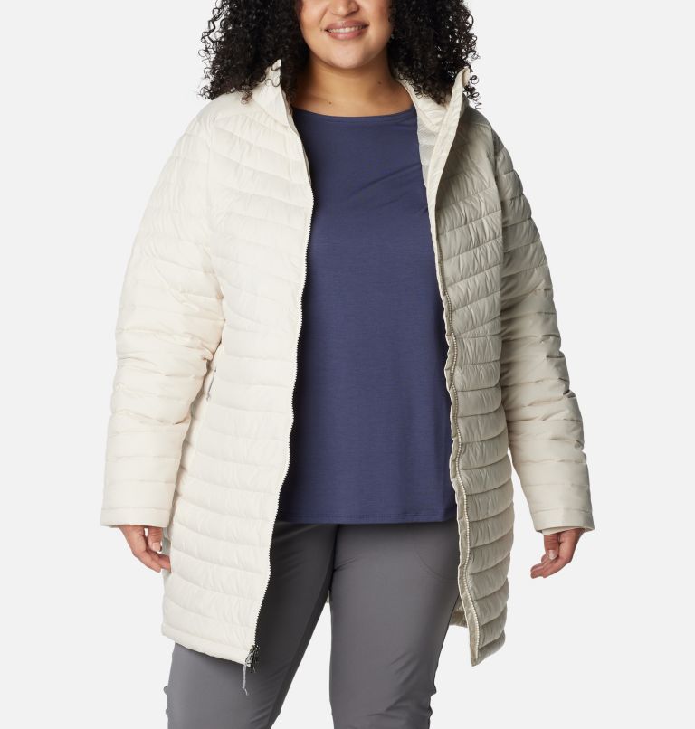 Manteau mi-long Slope Edge pour femmes – Grandes tailles, Color: Chalk, image 8