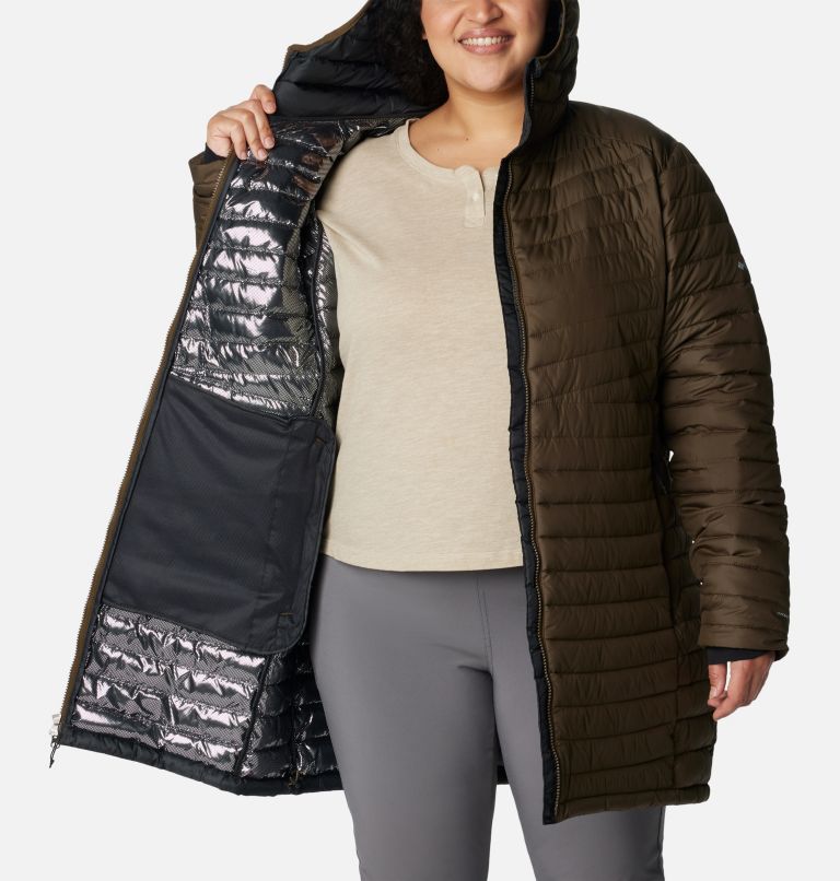 Women's Slope Edge Mid Jacket - Plus Size, Color: Olive Green, image 5
