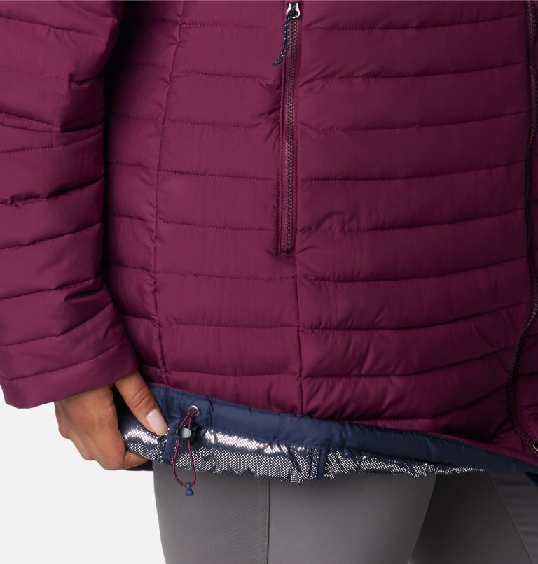 Women's Slope Edge Mid Jacket - Plus Size, Color: Marionberry, image 7