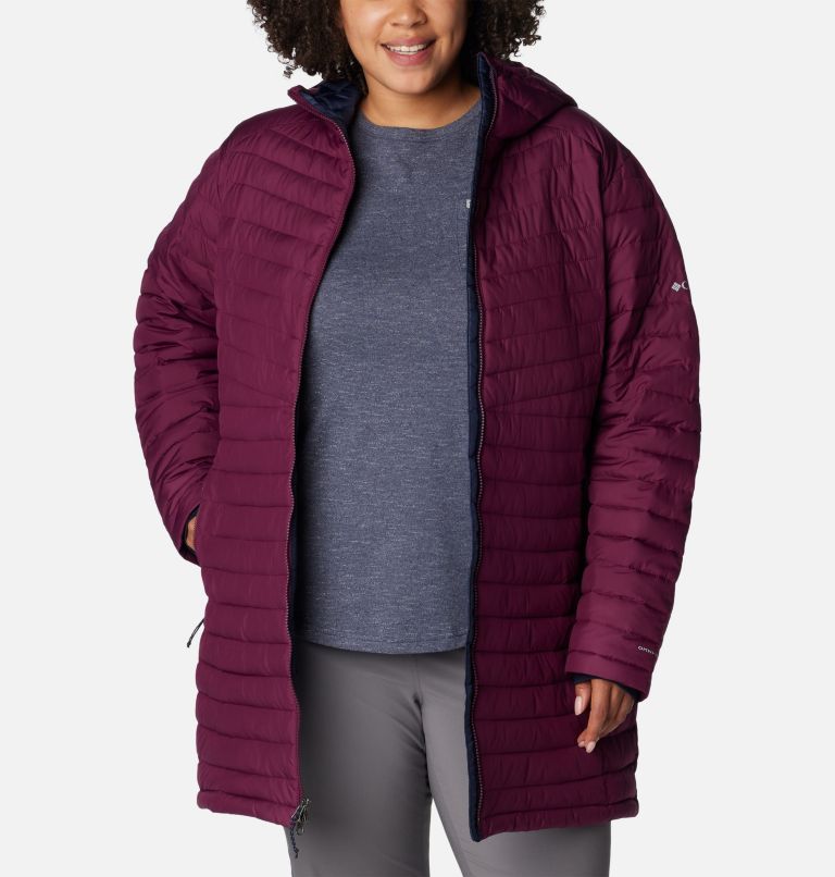 Women's Slope Edge Mid Jacket - Plus Size, Color: Marionberry, image 8