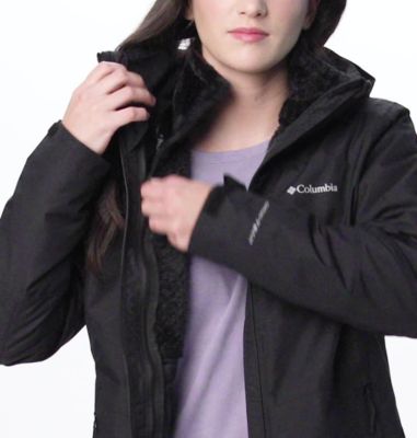 Long black columbia outlet jacket