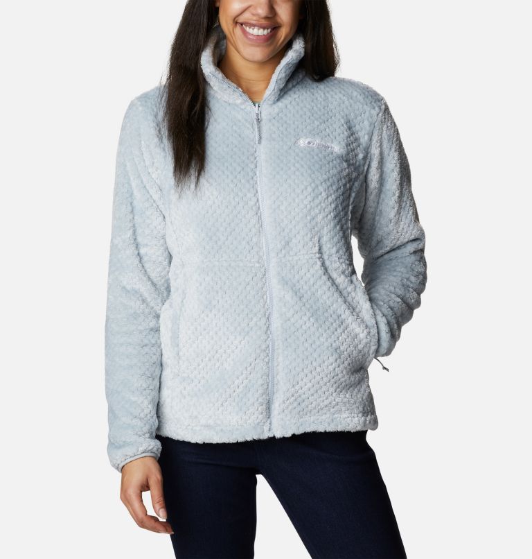 Columbia white 2025 fleece jacket