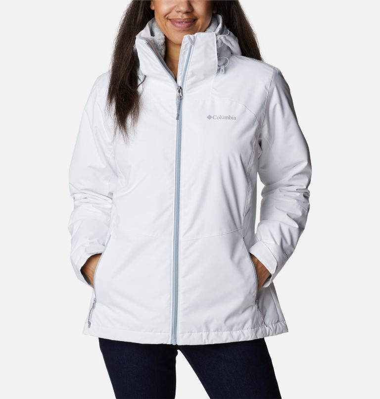 White 2025 columbia coat