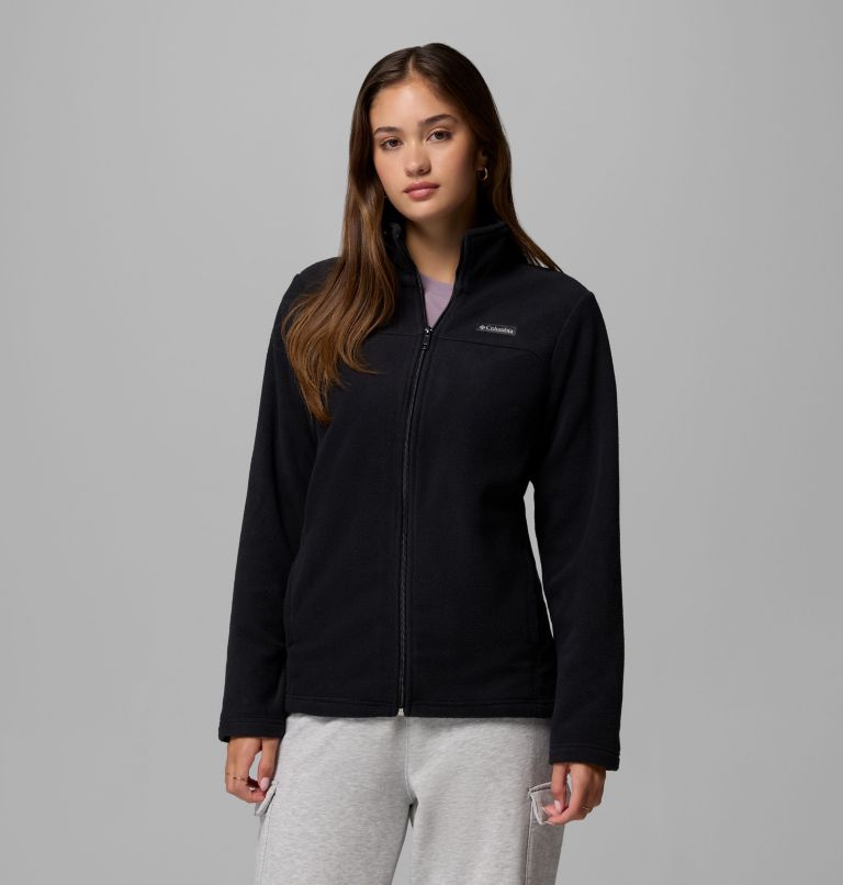 Women's Castle Dale Full Zip Fleece Jacket, Color: Black, image 1