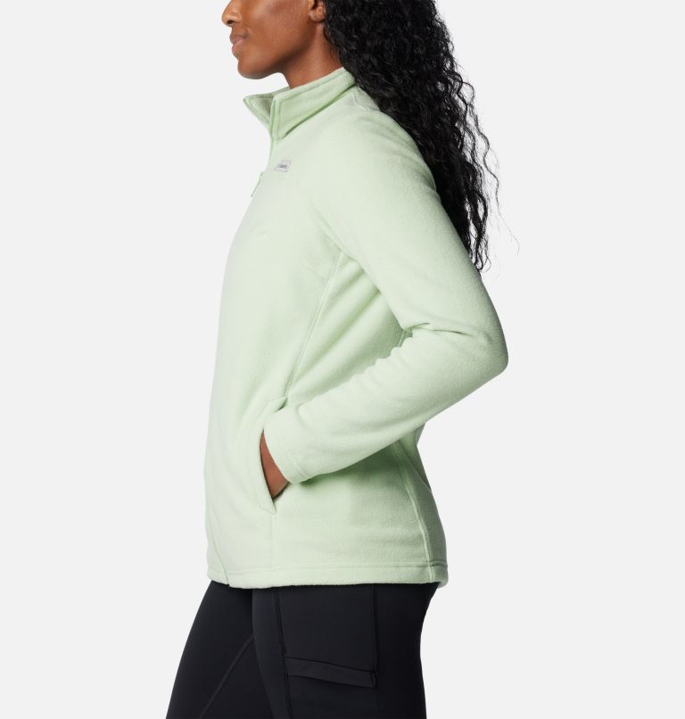 Women's Castle Dale Full Zip Fleece Jacket, Color: Sage Leaf, image 3