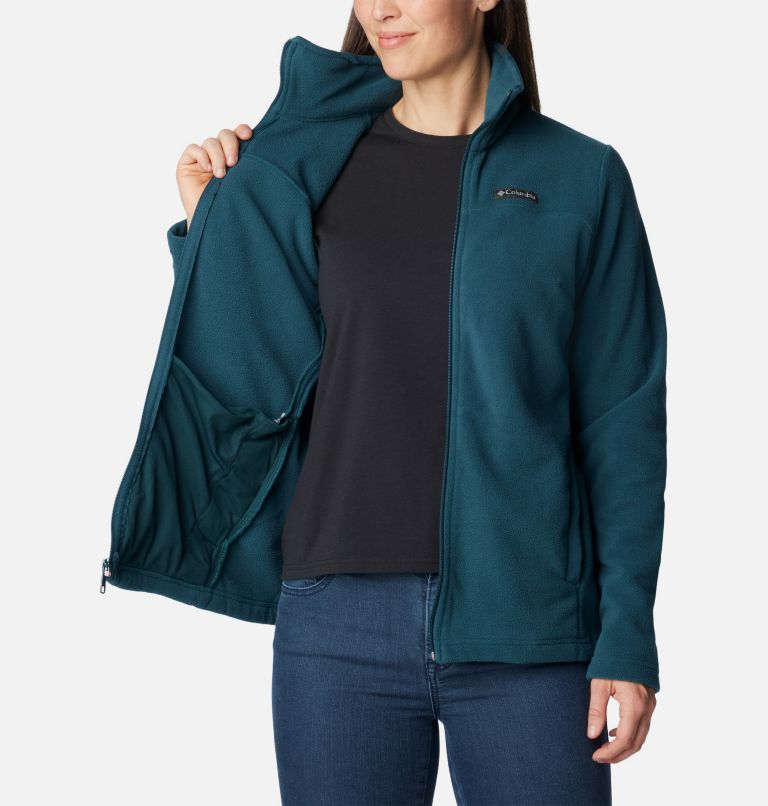 Women's Castle Dale Full Zip Fleece Jacket, Color: Night Wave, image 5