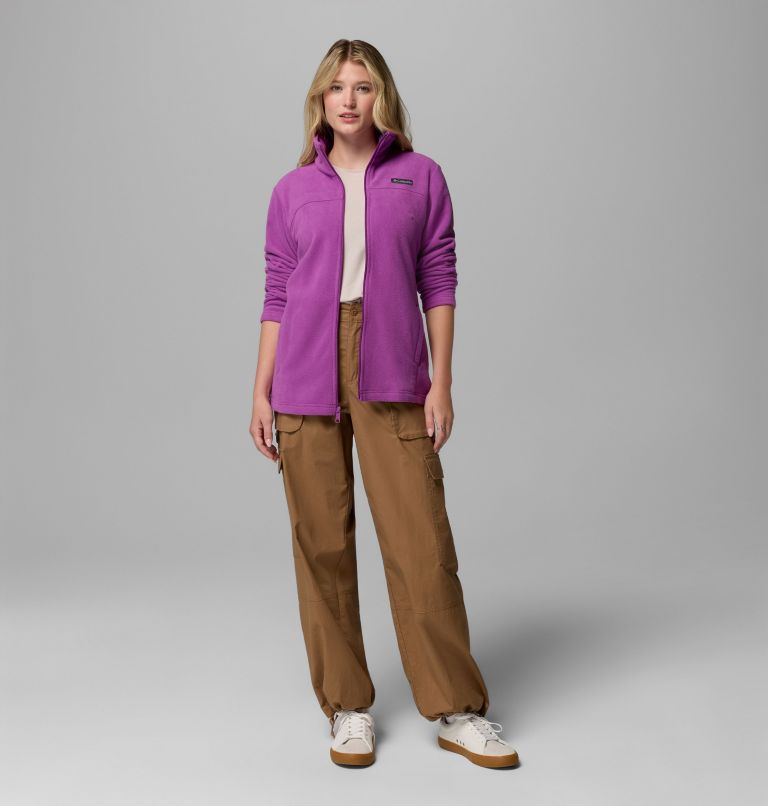 Women's Castle Dale Full Zip Fleece Jacket, Color: Razzle, image 2
