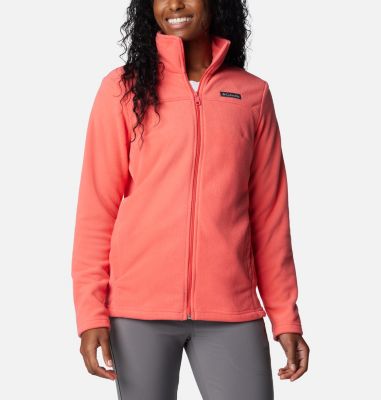 Womens plus columbia fleece 2024 jacket