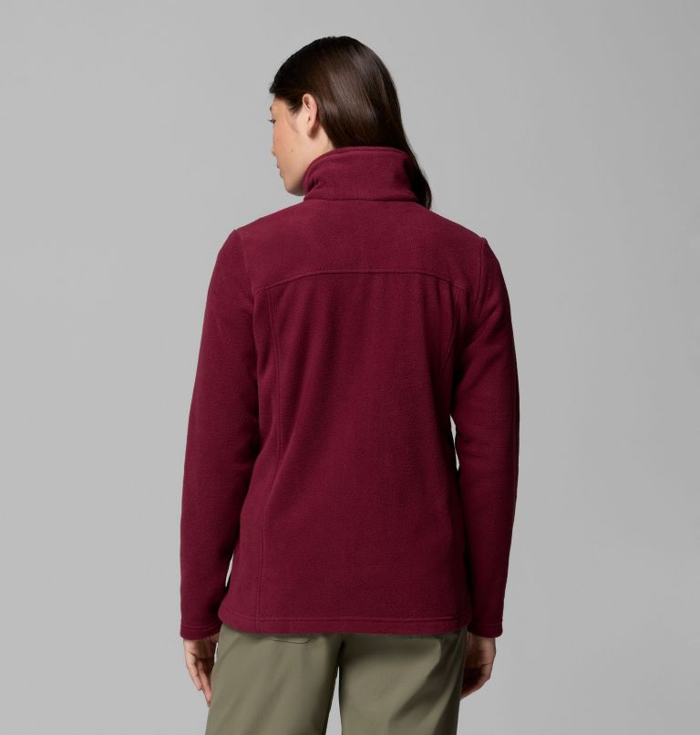 Women's Castle Dale Full Zip Fleece Jacket, Color: Rich Wine, image 3