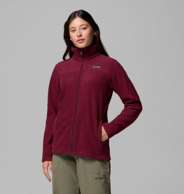 Women's Castle Dale Full Zip Fleece Jacket, Color: Rich Wine, image 1