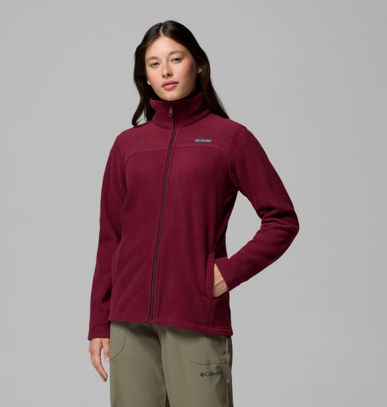 Women's Castle Dale Full Zip Fleece Jacket, Color: Rich Wine, image 1
