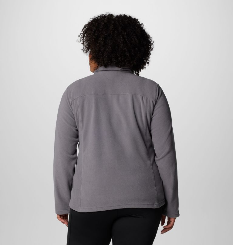 Women's Castle Dale Full Zip Fleece Jacket - Plus Size, Color: City Grey, image 2