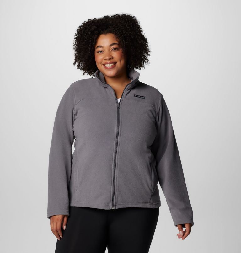 Women's Castle Dale Full Zip Fleece Jacket - Plus Size, Color: City Grey, image 1