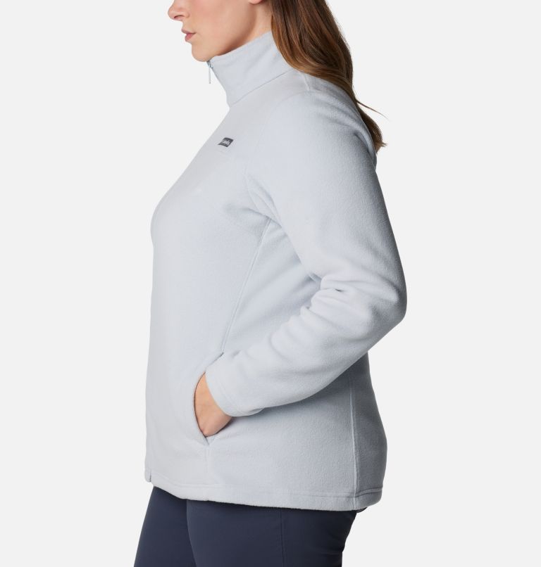 Women's Castle Dale Full Zip Fleece Jacket - Plus Size, Color: Cirrus Grey, image 3