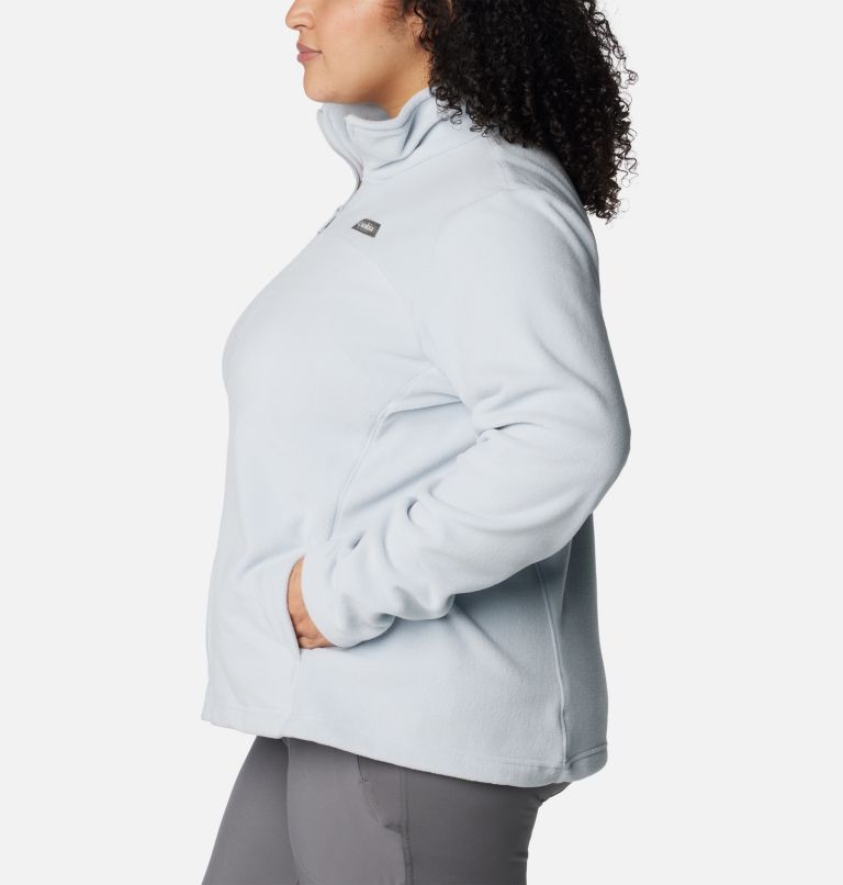 Thumbnail: Women's Castle Dale Full Zip Fleece Jacket - Plus Size, Color: Cirrus Grey Heather, image 3