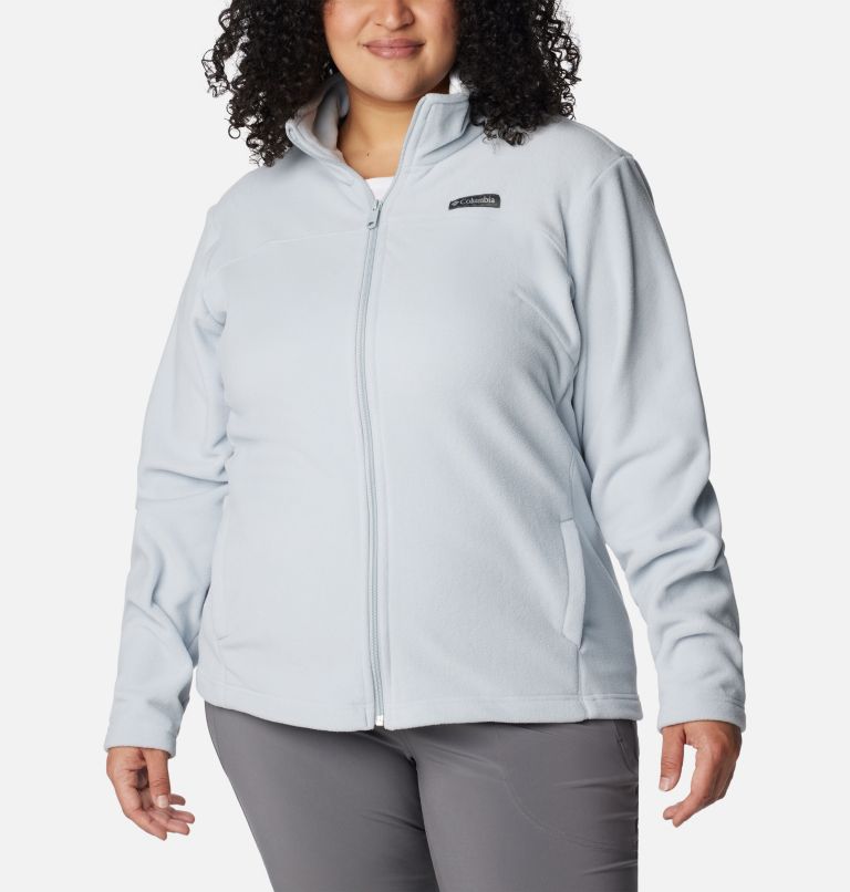 Women's Castle Dale Full Zip Fleece Jacket - Plus Size, Color: Cirrus Grey Heather, image 1