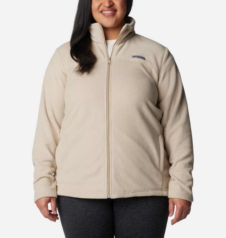 Plus size microfleece outlet jacket